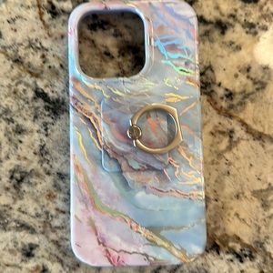 Velvet caviar iPhone 14 pro phone case and grip ring